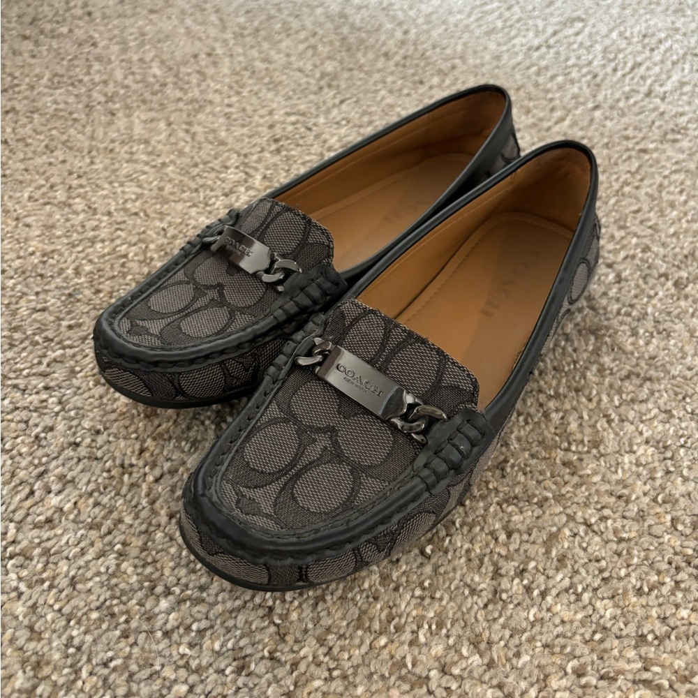 Cute Black Coach Loafers